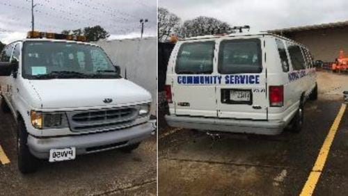The Norcross City Council recently authorized the sale of surplus vehicles and equipment by public auction, including this 1999 Ford Econ Van. (Courtesy City of Norcross)