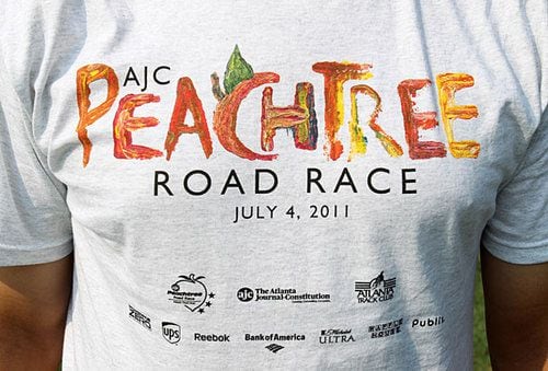 Peachtree Road Race: 2010s T-shirts