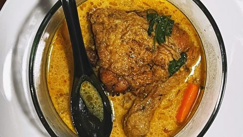 Vietvana serves ca ri ga, a Vietnamese chicken curry. Henri Hollis/henri.hollis@ajc.com