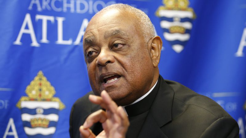 Atlanta Archbishop Wilton Gregory in 2015 file image. BOB ANDRES / BANDRES@AJC.COM