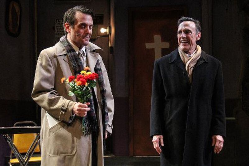 Joe Knezevich and Tom Key in John Patrick Shanley's "Storefront Church" at Theatrical Outfit. CONTRIBUTED BY BREEANNE CLOWDUS