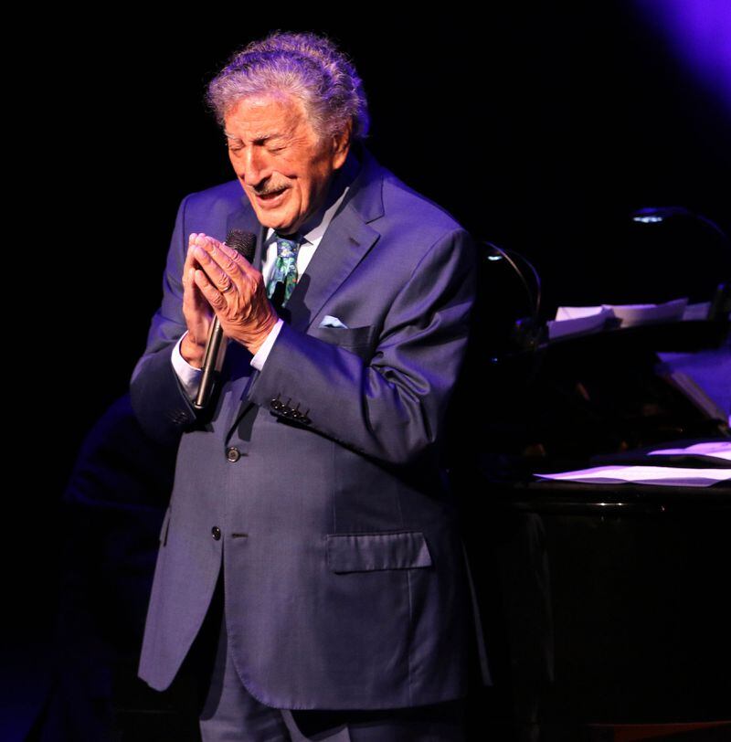 The always-gracious Tony Bennett pauses for a moment during his July 24 concert at Atlanta Symphony Hall. Photo: Robb Cohen Photography & Video/ www.RobbsPhotos.com