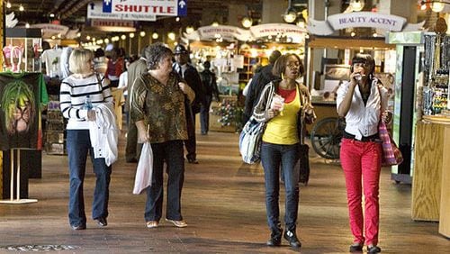Lower Alabama Street through the heart of Underground Atlanta still shows sign of shopping and partying life. The reasons for Underground's troubles are many, critics and would-be saviors tend to agree.