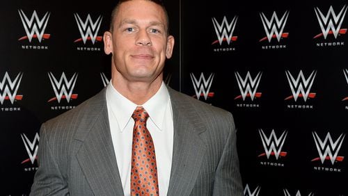 WWE wrestler John Cena appears at a news conference announcing the WWE Network at the 2014 International CES at the Encore Theater at Wynn Las Vegas on January 8, 2014 in Las Vegas, Nevada. (Photo by Ethan Miller/Getty Images)