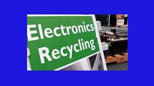 Cherokee County, Premier Surplus and Waste Management will host an electronics recycling event Saturday, Dec. 1, at the county administrative center in Canton. AJC FILE