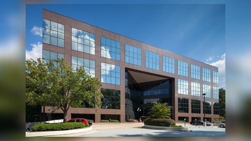 This is a photo of 1455 Lincoln Parkway, a 186,846 square-foot-office building in Atlanta’s Central Perimeter submarket.