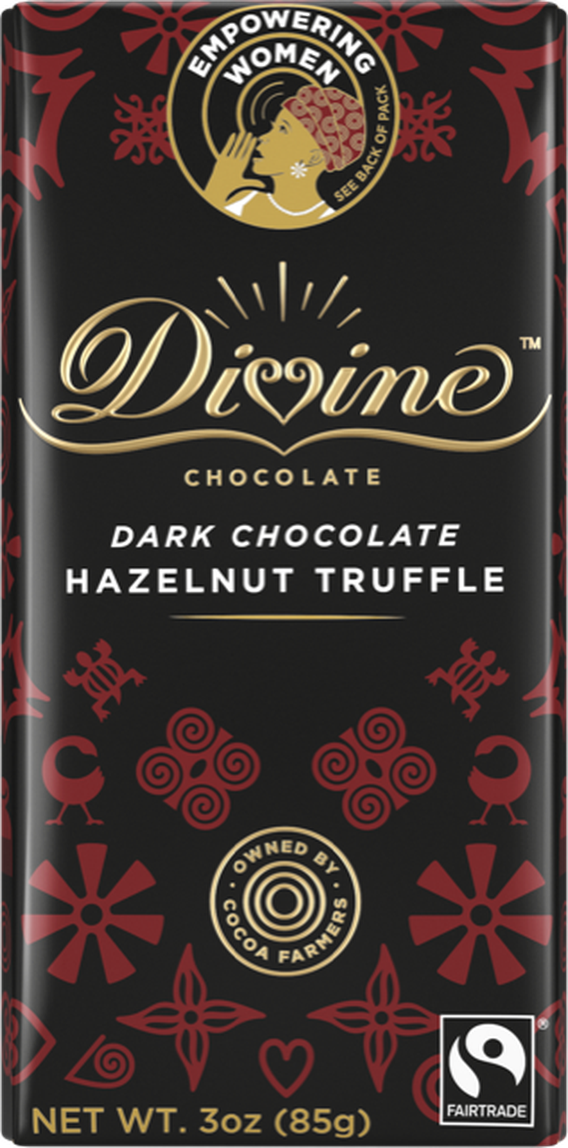 Dark Chocolate Hazelnut Truffle from Divine Chocolate