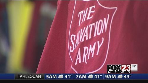 Salvation Army bell ringers will be equipped with credit card machines this holiday season. (Photo: FOX23.com)