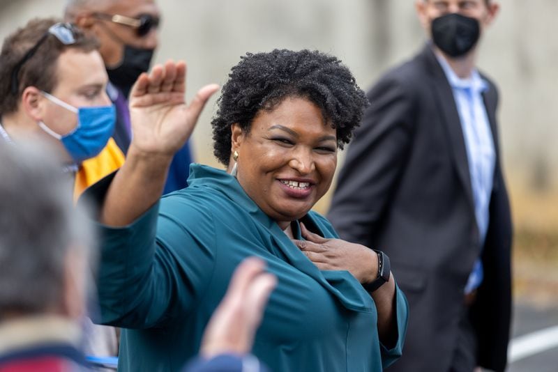 Stacey Abrams is part of a part of a bipartisan coalition monitoring Nigeria's presidential election. (Nathan Posner for The Atlanta Journal-Constitution)