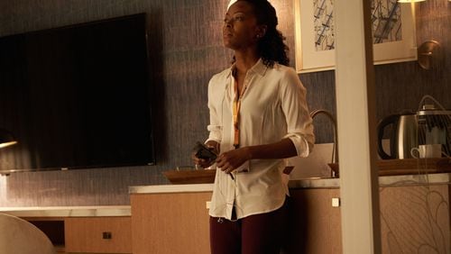 Danielle Deadwyler as Miranda in HBO MAX's "Station Eleven." HBO MAX