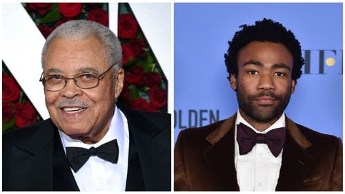 James Earl Jones (left) and Donald Glover (right), may be joining the cast of Disney's "The Lion King" remake. (Photo by Dimitrios Kambouris/Getty Images for Tony Awards Productions, lberto E. Rodriguez/Getty Images)