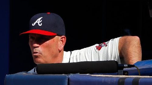 The Braves are 6-7 under manager Brian Snitker after they were 9-28 under Fredi Gonzalez. (Kevin C. Cox/Getty Images)