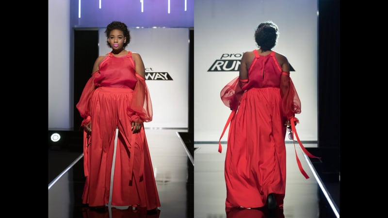  Kudzanai thought this dress by Shawn should have been in the bottom two.