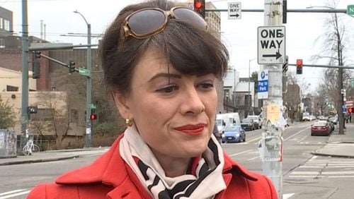 Allison Dvaladze said she was a victim when a passenger groped her on board a Delta flight from Seattle to Amsterdam in April of 2016. (KIRO7.com)