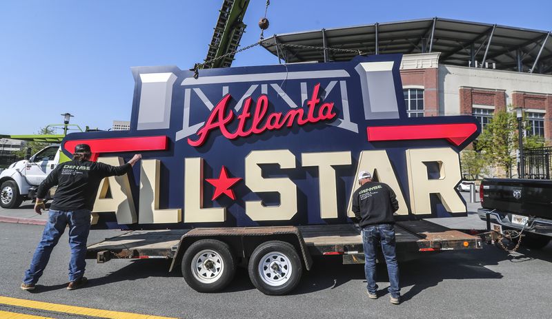A hearing is set for Thursday in a lawsuit seeking the return of Major League Baseball's All-Star game to Truist Park. In response to Georgia's new voting law, MLB in April relocated the game to Denver. (John Spink / John.Spink@ajc.com)


