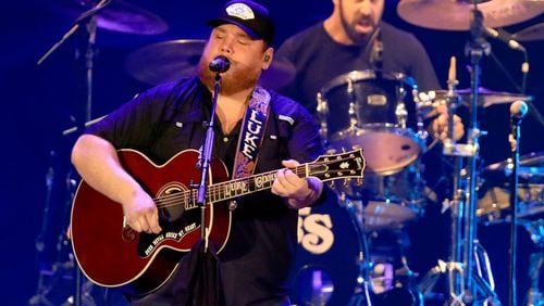 Luke Combs performs onstage during the ATLIVE Concert 2019 at Mercedes-Benz Stadium on November 17, 2019 in Atlanta, Georgia. (Photo by Carmen Mandato/Getty Images)