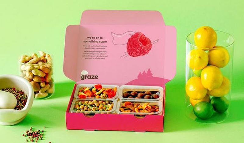 With Graze, you can get a personalized box of snacks. CONTRIBUTED