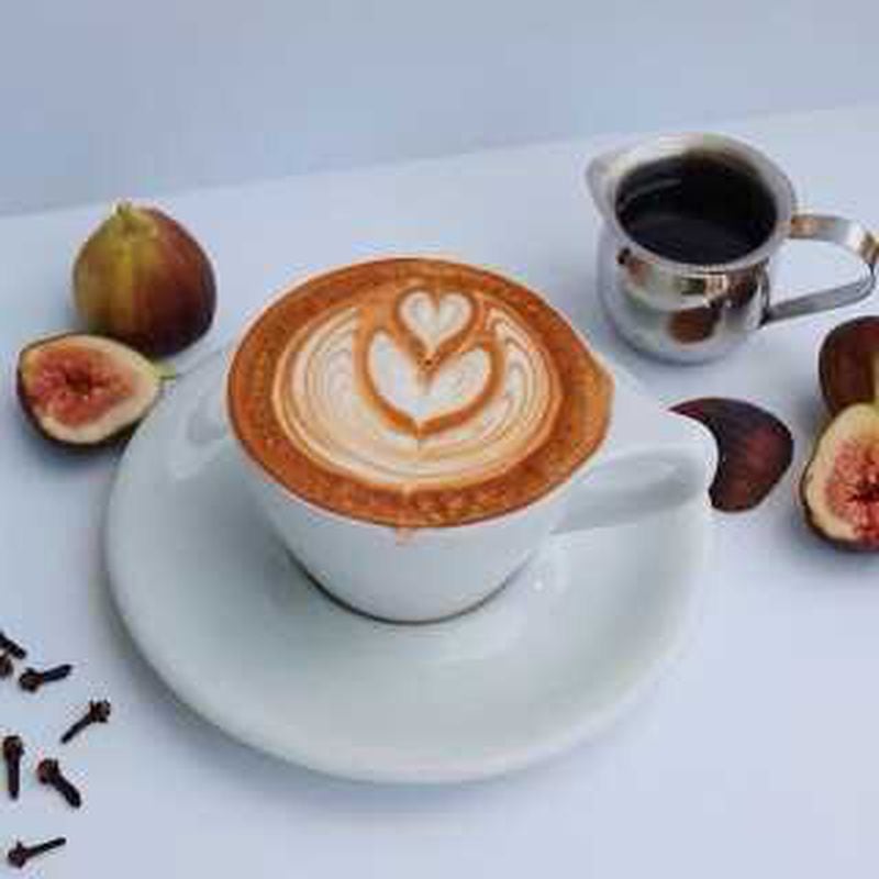 The Maple Fig Latte from Peach Coffee Roasters. / Courtesy of Peach Coffee Roasters