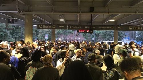 There was lots of confusion at the Arts Center station, according to passengers waiting on the platform. An unknown emergency situation at the Lindbergh MARTA station caused major delays on the north and south rail lines Thursday morning, officials said.