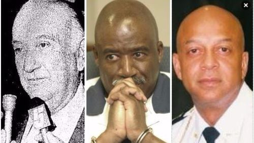 Through the years, criminal charges against DeKalb County Sheriffs haven't been uncommon. Here are a few of the sheriffs who’ve faced charges: J. Lamar Martin, left, Sidney Dorsey and Jeffrey Mann.