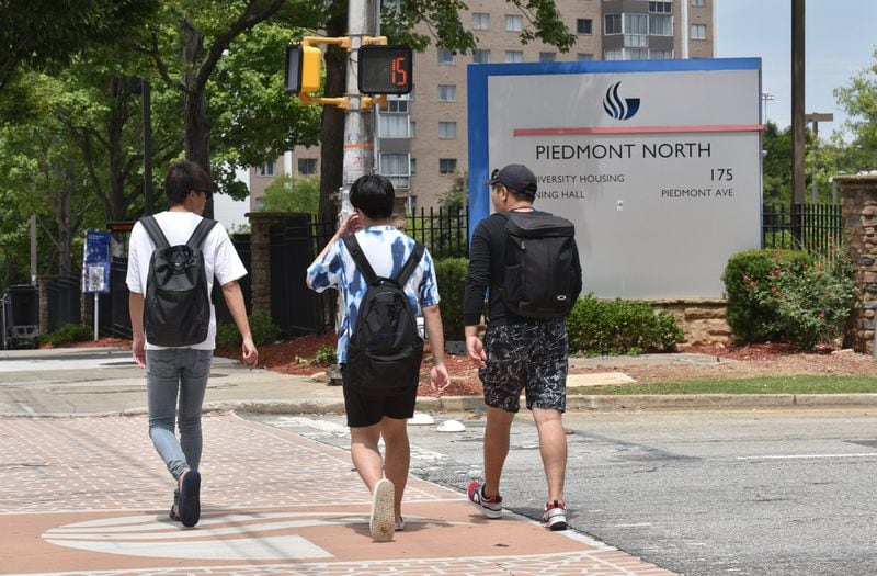 Piedmont North, one of the GSU housing facilities, at 175 Piedmont Ave. NE in Atlanta on Wednesday, Aug. 14, 2019. 