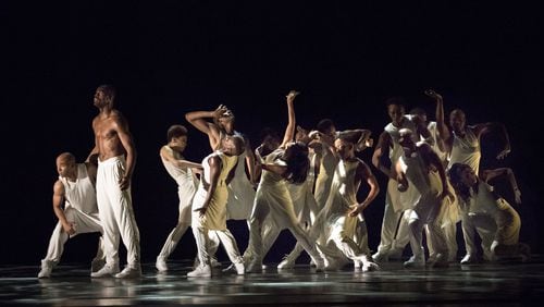 Alvin Ailey dancers in Rennie Harris’ “Exodus.” CONTRIBUTED BY PAUL KOLNIK