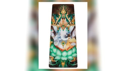 Image on Lord Ganesh or Ganesha on a yoga mat. CONTRIBUTED