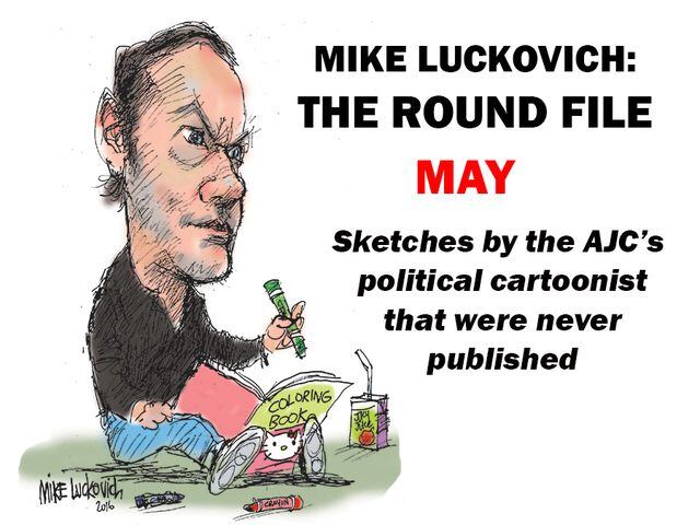 Mike Luckovich shares his Round File for May 2018