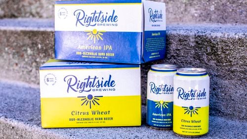 Rightside Citrus Wheat and American IPA are available in six-cans on the Rightside website. Courtesy of Rightside Brewing