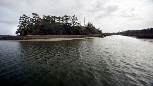 The south end of Runaway Negro Creek where it intersects with the Skidaway River and the Intracoastal Waterway near Savannah. Savannah-area residents want the official name of a creek on Skidaway Island to be changed from Runaway Negro Creek to Freedom Creek. (AJC Photo/Stephen B. Morton)