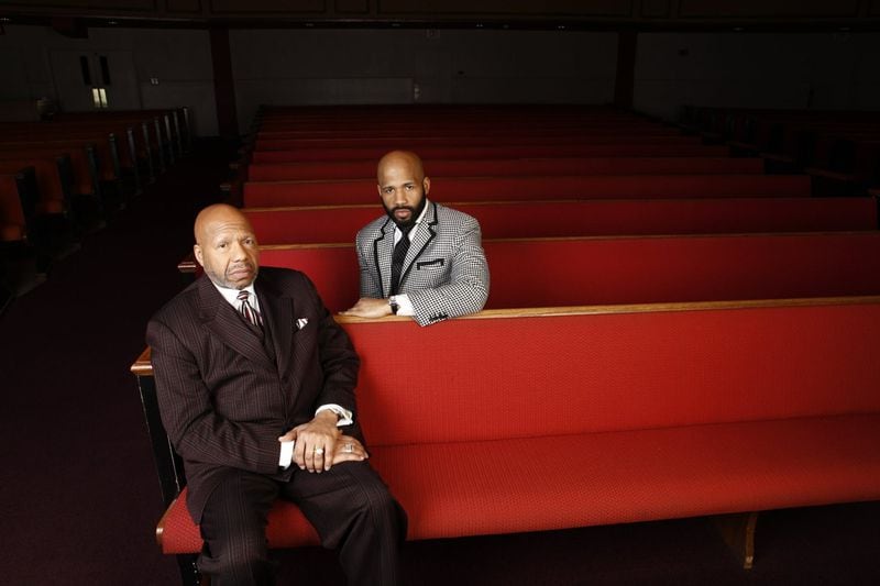 The Rev. Jasper Williams Jr. (left) and son, the Rev. Joseph L. Williams. CONTRIBUTED
