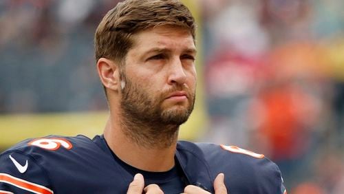 Chicago Bears quarterback Jay Cutler waits on the sideline before an NFL football preseason game against the Kansas City Chiefs in Chicago. (AP Photo/Nam Y. Huh, File)