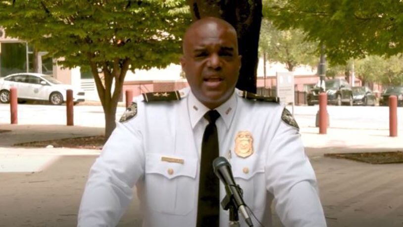During a news conference Monday afternoon, Atlanta police Deputy Chief Charles Hampton pleaded with the community to step up and help authorities reduce crime.