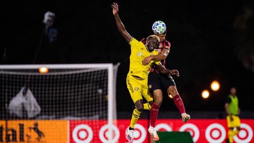 Atlanta United was beaten by Columbus 1-0 on Tuesday in the MLS tournament in Orlando.