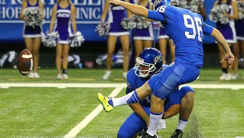 Georgia State kicker Wil Lutz is 5-for-5 in field goals, 21-for-21 in point-after attempts this season.