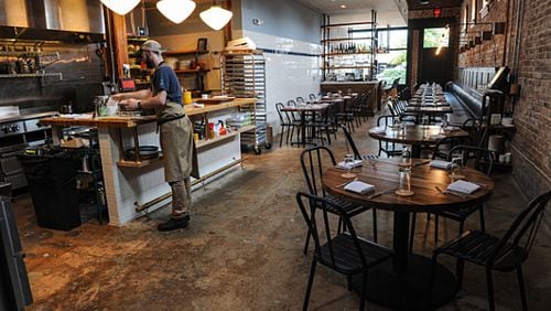 The interior of Staplehouse is getting revamped to serve as a market. / AJC file photo