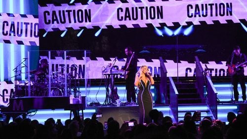 Mariah Carey performs onstage during the the Caution World Tour at Fox Theater on March 5, 2019 in Atlanta. (Photo by Kevin Mazur/Getty Images for Live Nation)