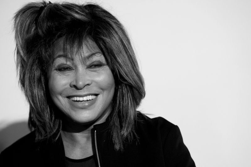 ZURICH, SWITZERLAND - MAY 14: (EDITORS NOTE: This image was converted into black and white.) Tina Turner smiles during the presentation of the music project 'Beyond - Three Voices For Peace'  on May 14, 2009 in Zurich, Switzerland. The CD contains a spiritual message by  Tina Turner.  (Photo by Miguel Villagran/Getty Images)