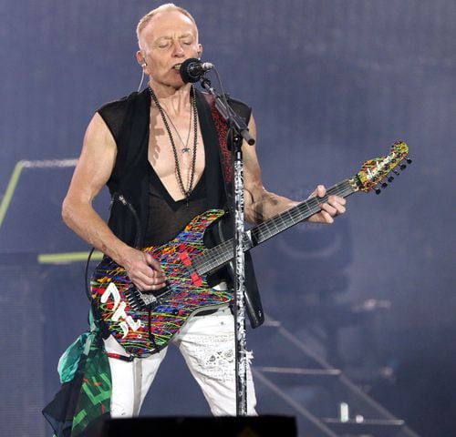 -- Def Leppard
After two years of Covid cancellations, Def Leppard, Motley Crue, Poison and Joan Jett and the Blackhearts rocked sold out Truist Park on Thursday, June 16, 2022.
Robb Cohen for the Atlanta Journal-Constitution