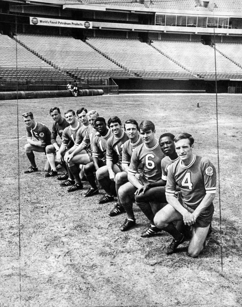 Atlanta Chiefs soccer team photograph, July 1968.