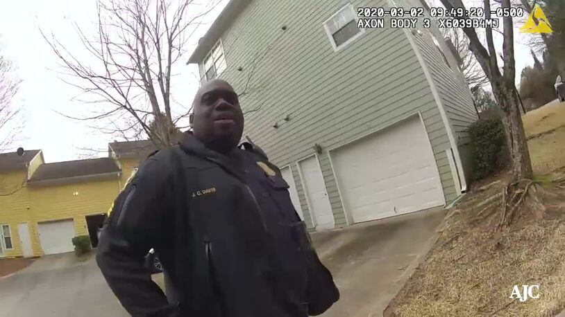 Police bodycam footage following dispute between Senate candidate Raphael Warnock and his then-wife over her accusation that he ran over her foot during an argument in March.