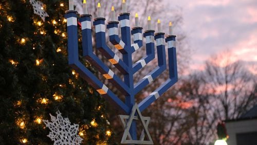 A ceremonial menorah lighting will be held from 5-7 p.m. Dec. 17 at Congregation B’nai Israel. CONTRIBUTED BY CONGREGATION B’NAI ISRAEL