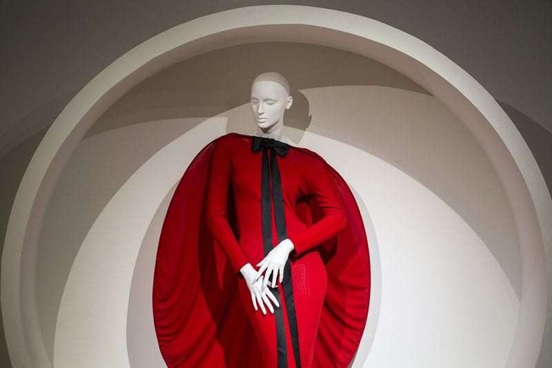 One of the graphic designs from influential designer Pierre Cardin featured in the new SCAD FASH exhibition focused on Cardin’s work. CONTRIBUTED BY SCAD FASH SCAD ATLANTA