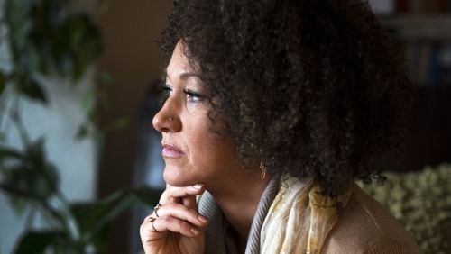 In this March 2, 2015 file photo, Rachel Dolezal, poses for a photo in her Spokane, Wash., home. (Colin Mulvany/The Spokesman-Review via AP, File)
