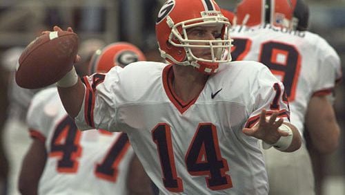Quarterback Mike Bobo was named to the AJC Super 11 team in 1992 prior to his senior season at Thomasville High School. Bobo played at the University of Georgia until 1997 and will begin the 2022 season at Georgia on the staff of former UGA teammate Kirby Smart.
