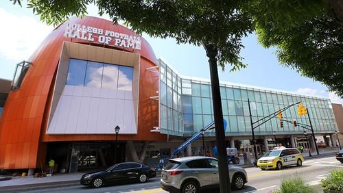College Football Hall of Fame in Atlanta opens Aug. 23, 2014.