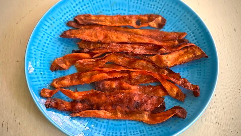 Need a delicious way to add more vegetables to your meals? Look no further than bacon-inspired carrots.
(Kellie Hynes for The Atlanta Journal-Constitution)