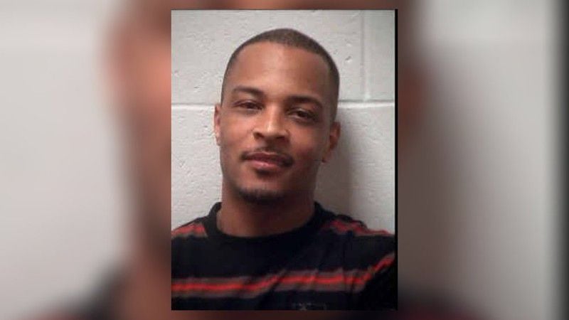 T.I. was arrested early Wednesday outside his gated Henry County community. (Credit: Henry County Sheriff's Office)