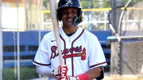 International prospect Jose Perdomo agreed to a $5 million bonus with the Braves. The 17-year-old shortstop from Venezuela was rated the No. 3 eligible prospect by MLB.com. (Photo courtesy of KLUTCH Sports Group)