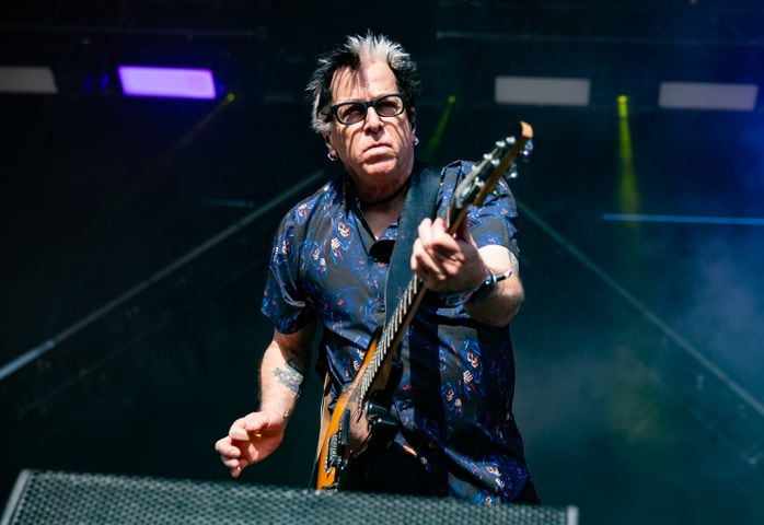 Atlanta, Ga: The Offspring brough all the hits to a sing-along crowd at the Piedmot stage. Photo taken Saturday May 4, 2024 at Central Park, Old 4th Ward. (RYAN FLEISHER FOR THE ATLANTA JOURNAL-CONSTITUTION)